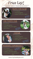06A Weddings 05 Investment price list