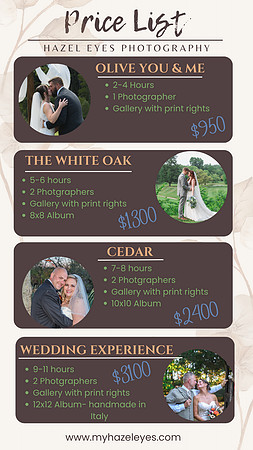 06A Weddings 05 Investment price list