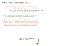 About me 05 - When not behind the lens r