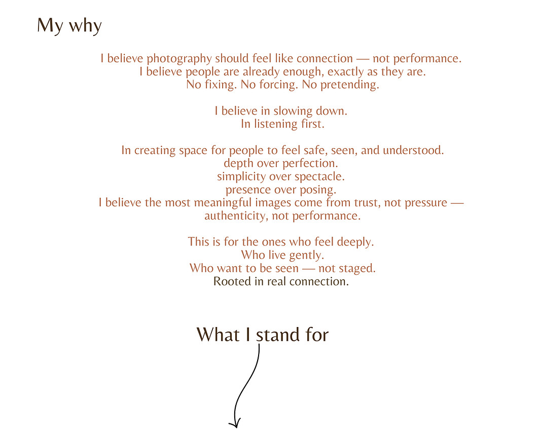 About me 06 - My Why