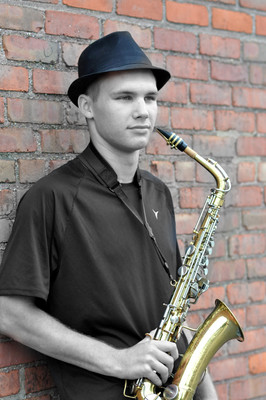 2015 Senior NateEnnemoser Sax 1 B&w