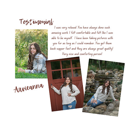 Testimonial Arvieanna Senior
